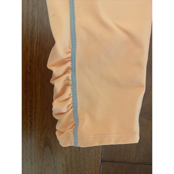 FREE PEOPLE MOVEMENT You're A Peach Activewear Leggings Contrast Seams Size S - Picture 6 of 10